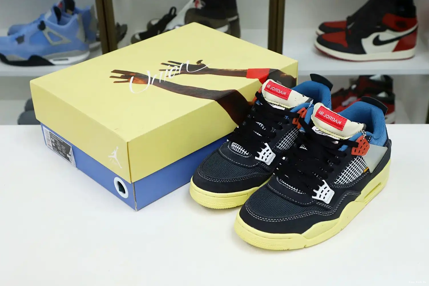 LA UNION RETRO AIR JORDAN X Kimikick 4 NOIR' 'OFF 0513
